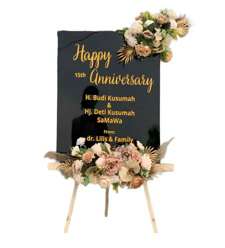 Papan Bunga Akrilik Gunung Sahari Utara